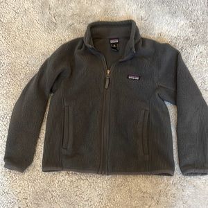 Patagonia Boys fleece zip up XS (5-6)